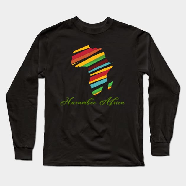 African Tshirt Long Sleeve T-Shirt by Abelfashion